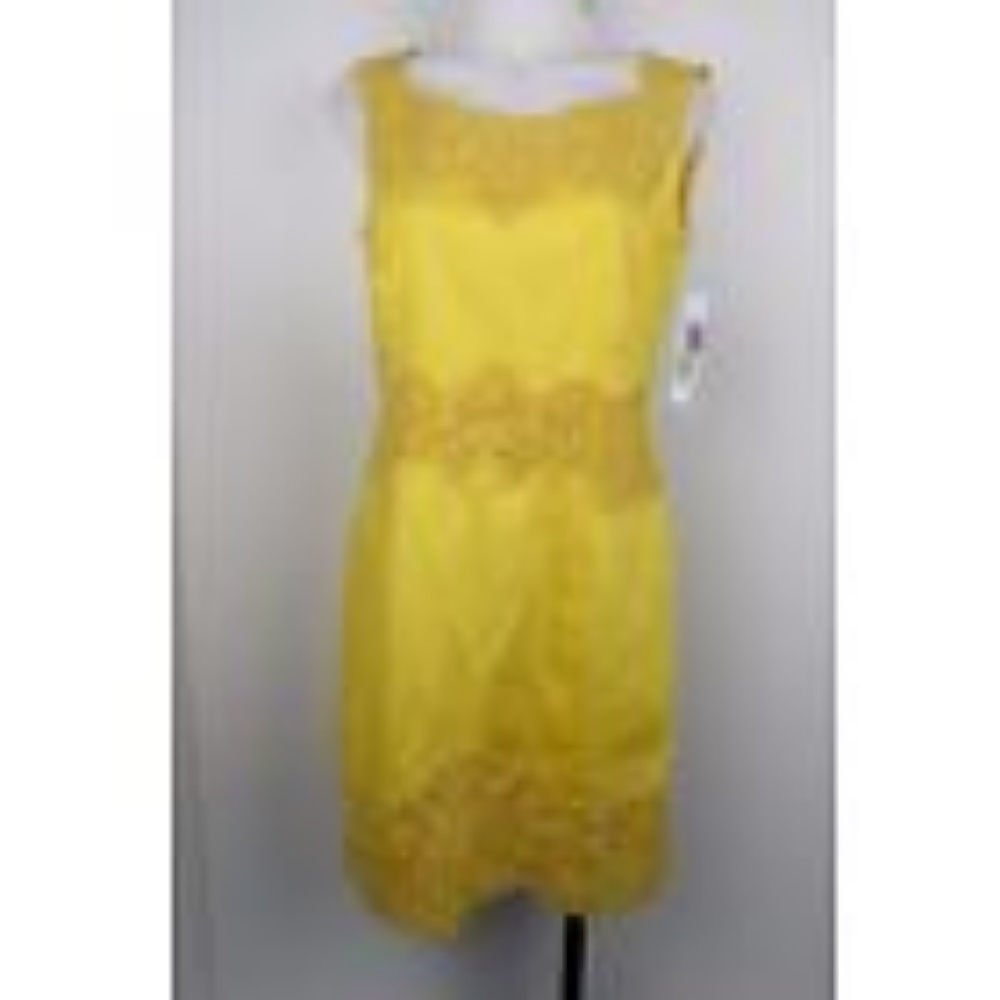 Antonio Melani Yellow Sheath Dress